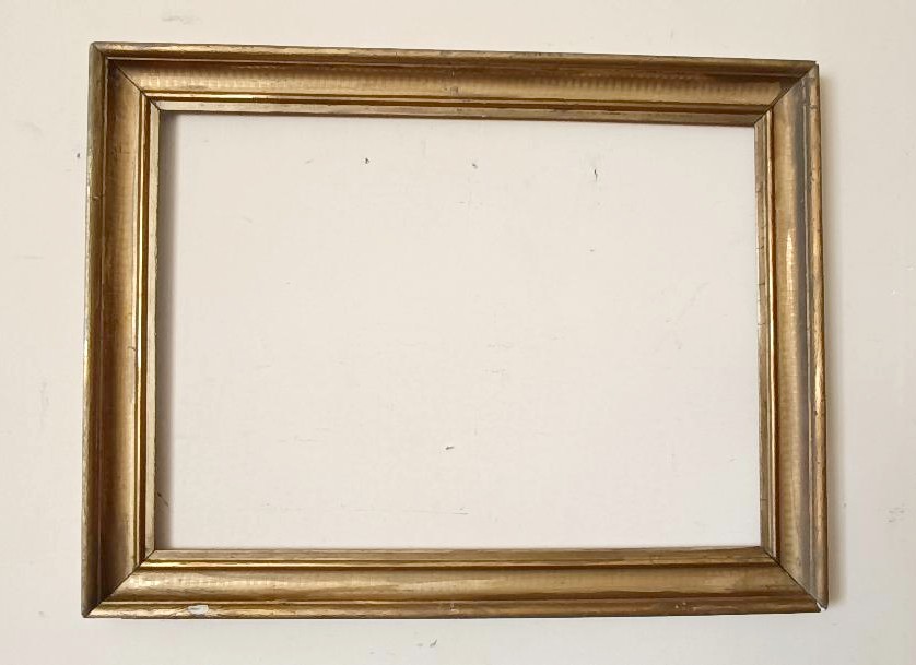 cornice antica legno dorato seconda meta' XIX secolo