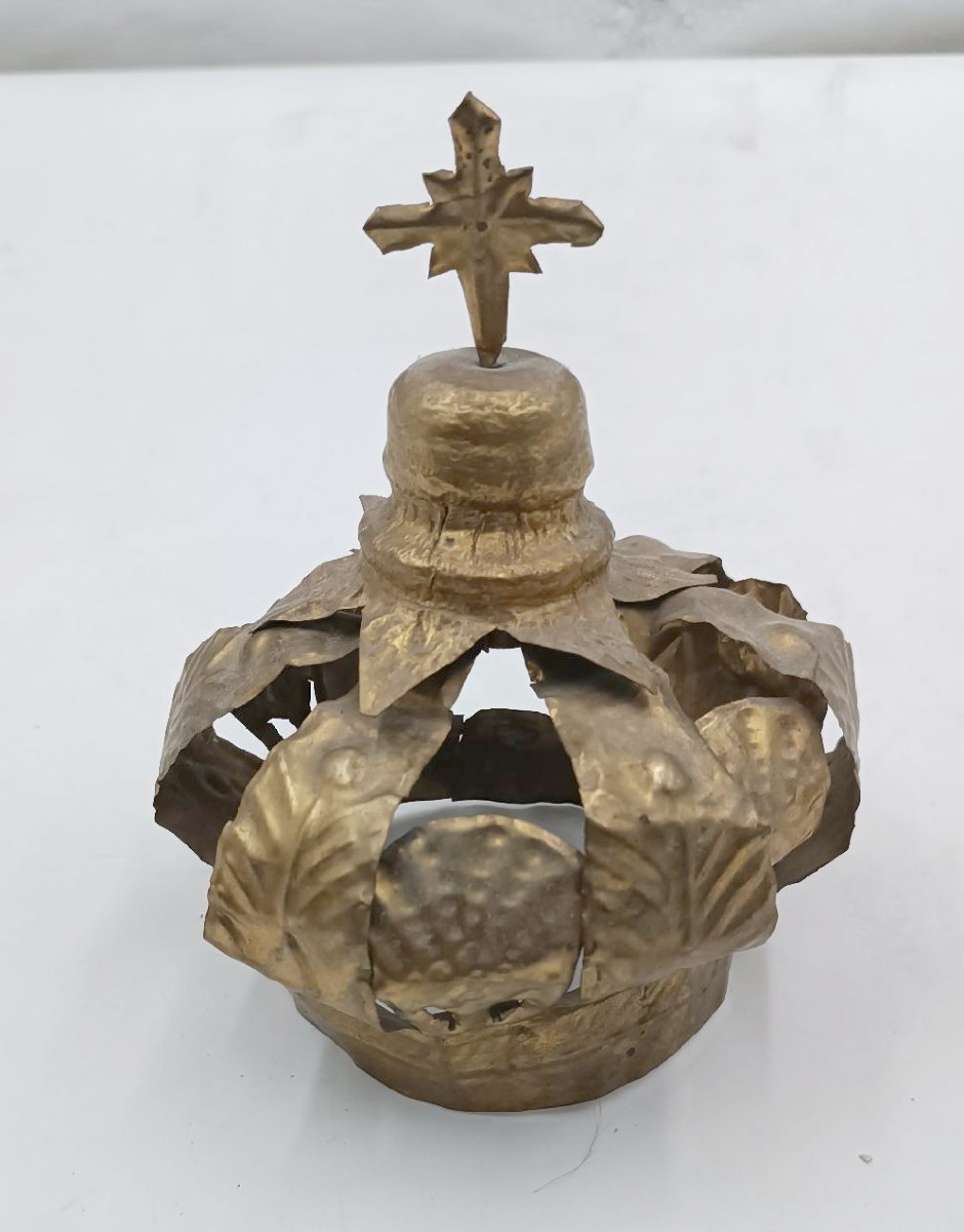 arte sacra corona per scultura XVIII secolo