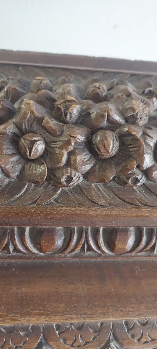 COFANETTO STILE RINASCIMENTO FIORENTINO INTAGLIATO  FINE 800-photo-4