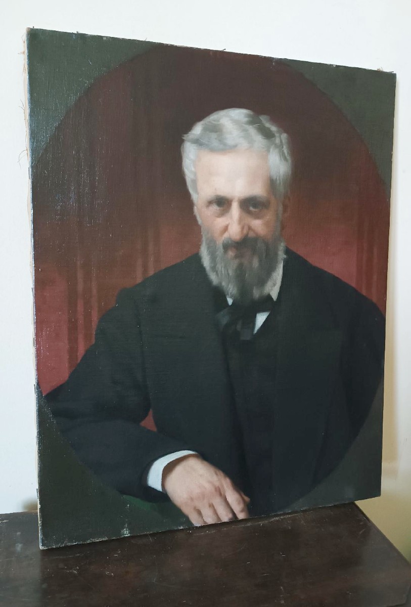 Ritratto di Cesare  Altoviti olio su tela - Antonio Ciseri ( 1821-1893 )-photo-3