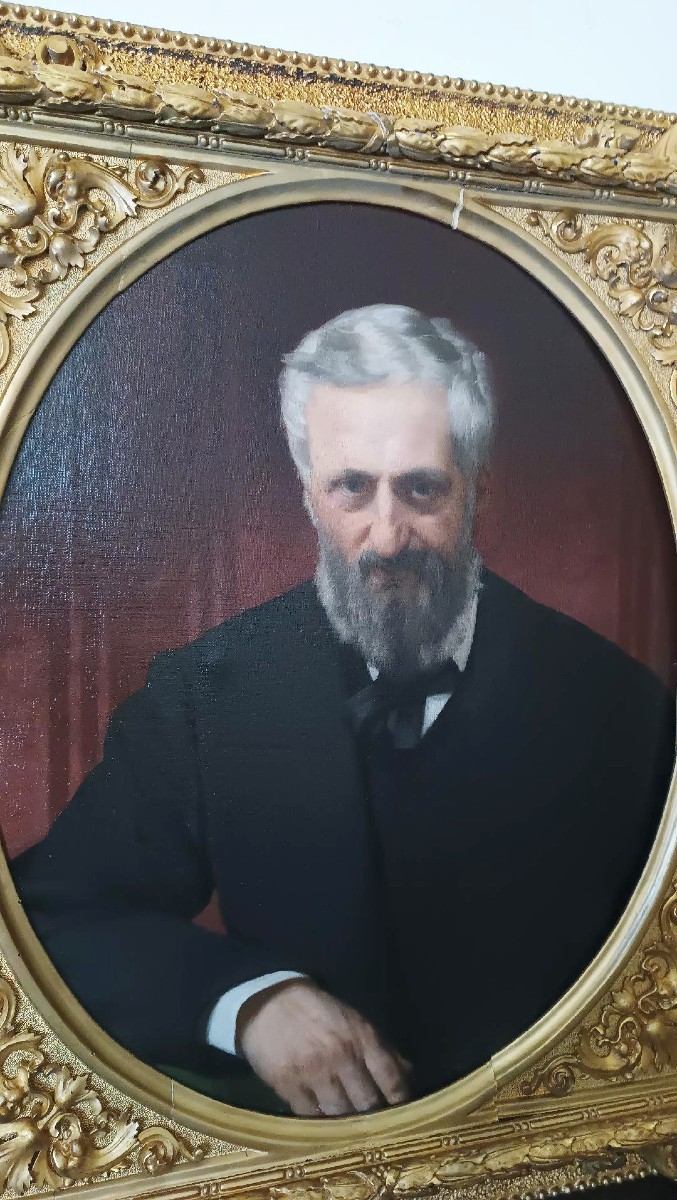 Ritratto di Cesare  Altoviti olio su tela - Antonio Ciseri ( 1821-1893 )-photo-4