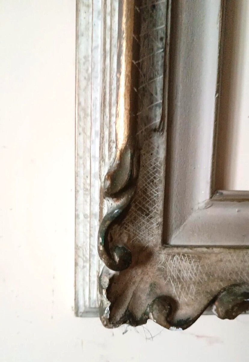 cornice legno laccata e dorata prima metà del 900-photo-1