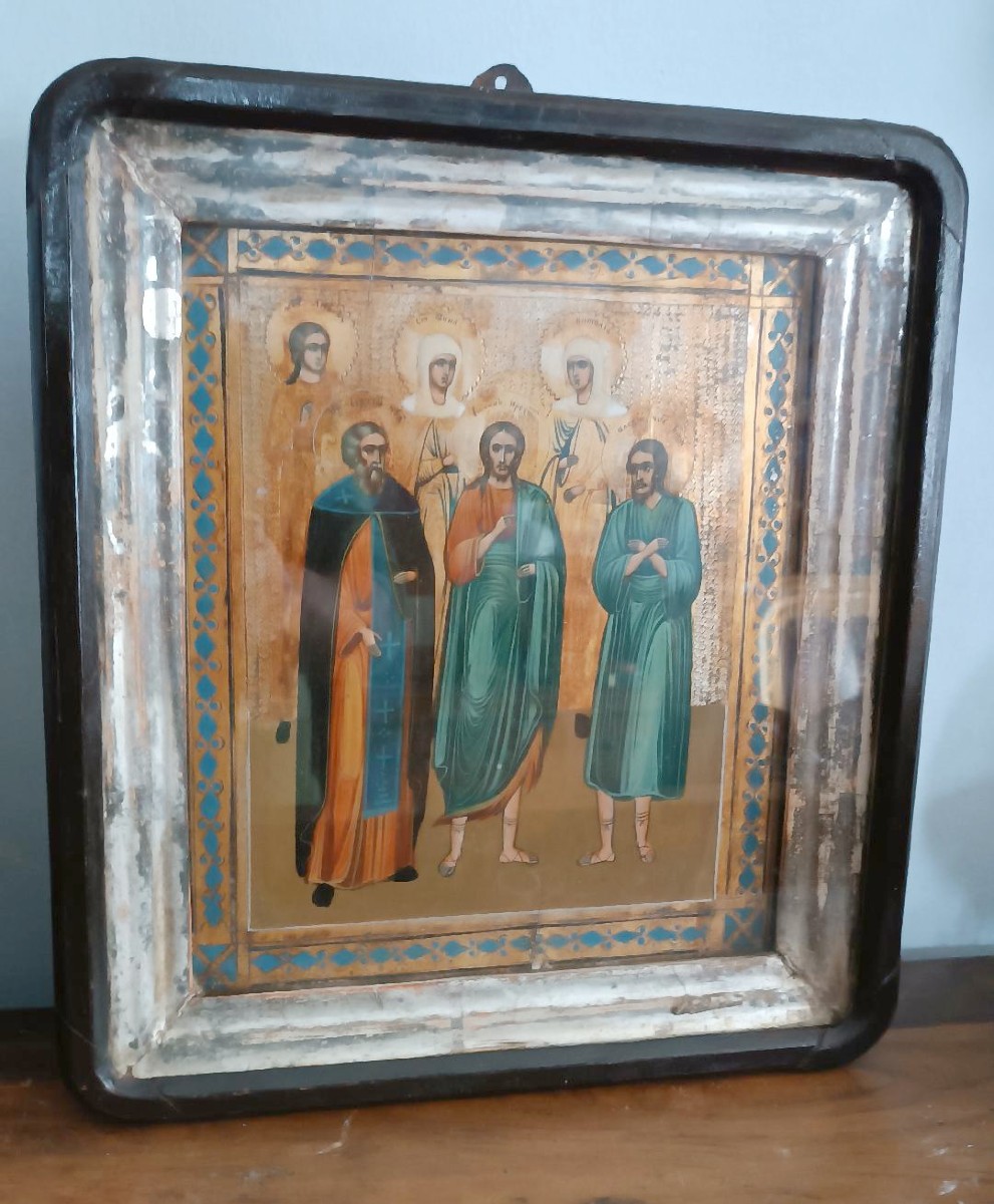 Antica icona russa, inizio XIX secolo