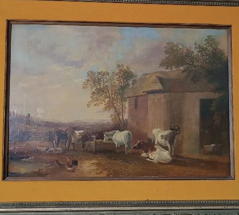 Olio su tela Scuola inglese del XIX secolo-photo-1