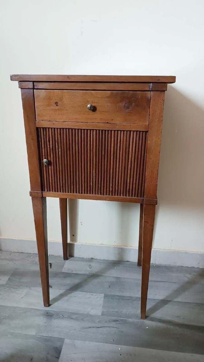 COMODINO A SERRANDINA ANTICO STILE DIRETTORIO EPOCA PRIMI 800 ITALIA