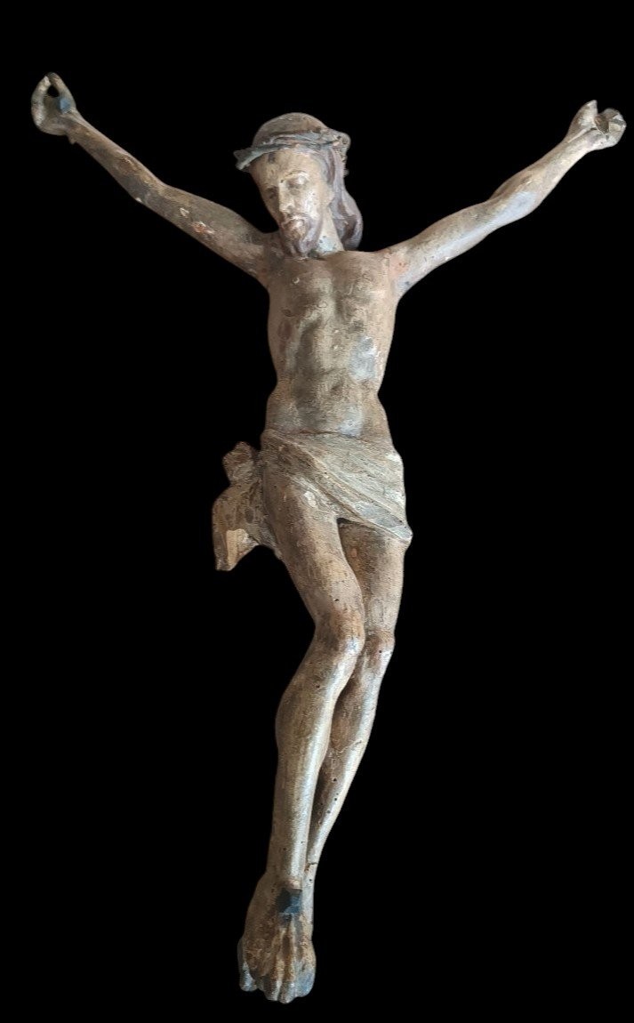 Grande Cristo in legno policromo XVII secolo