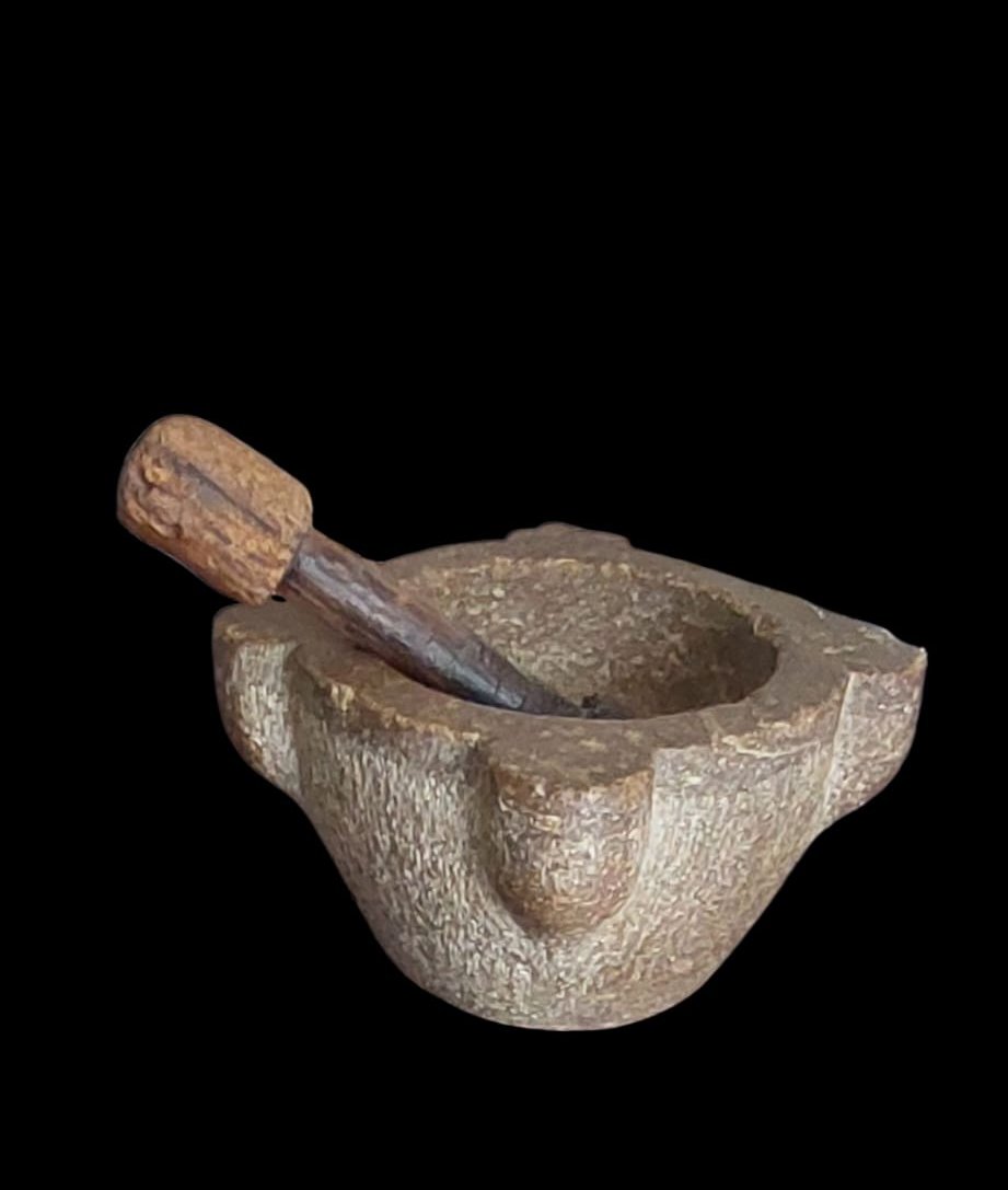 Antico Mortaio marmo XVII secolo Italia scolpito Arredamento Villa-photo-7