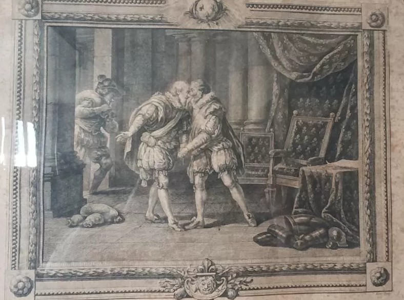 incisione antica Caresme inv. Patas INC. Henry IV-photo-3