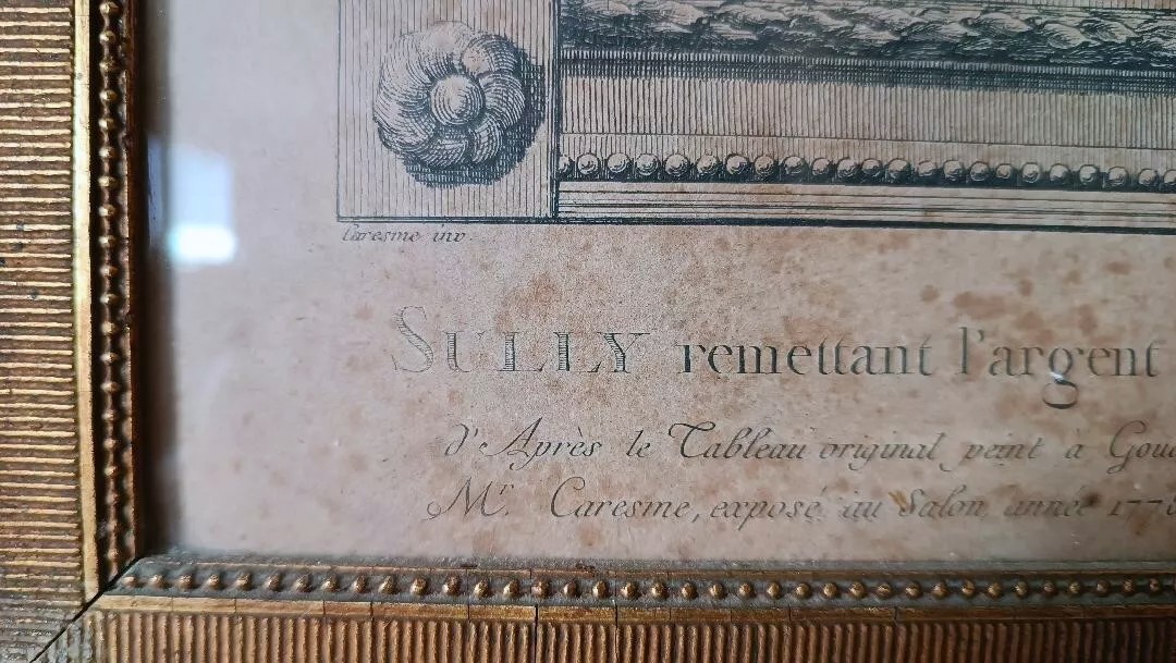 incisione antica Caresme inv. Patas INC. Henry IV-photo-1