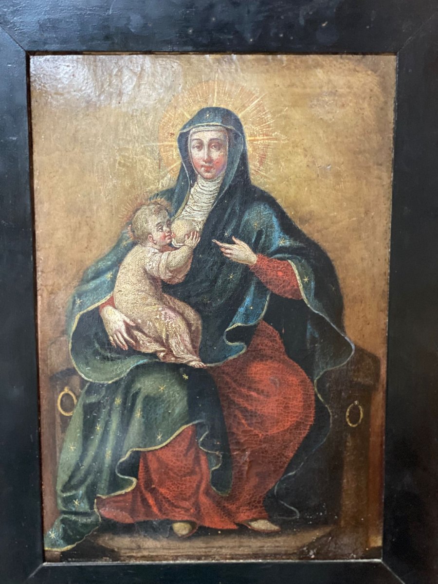 Importante dipinto  di scuola italiana della fine del XVI secolo ,  olio su tela -photo-5