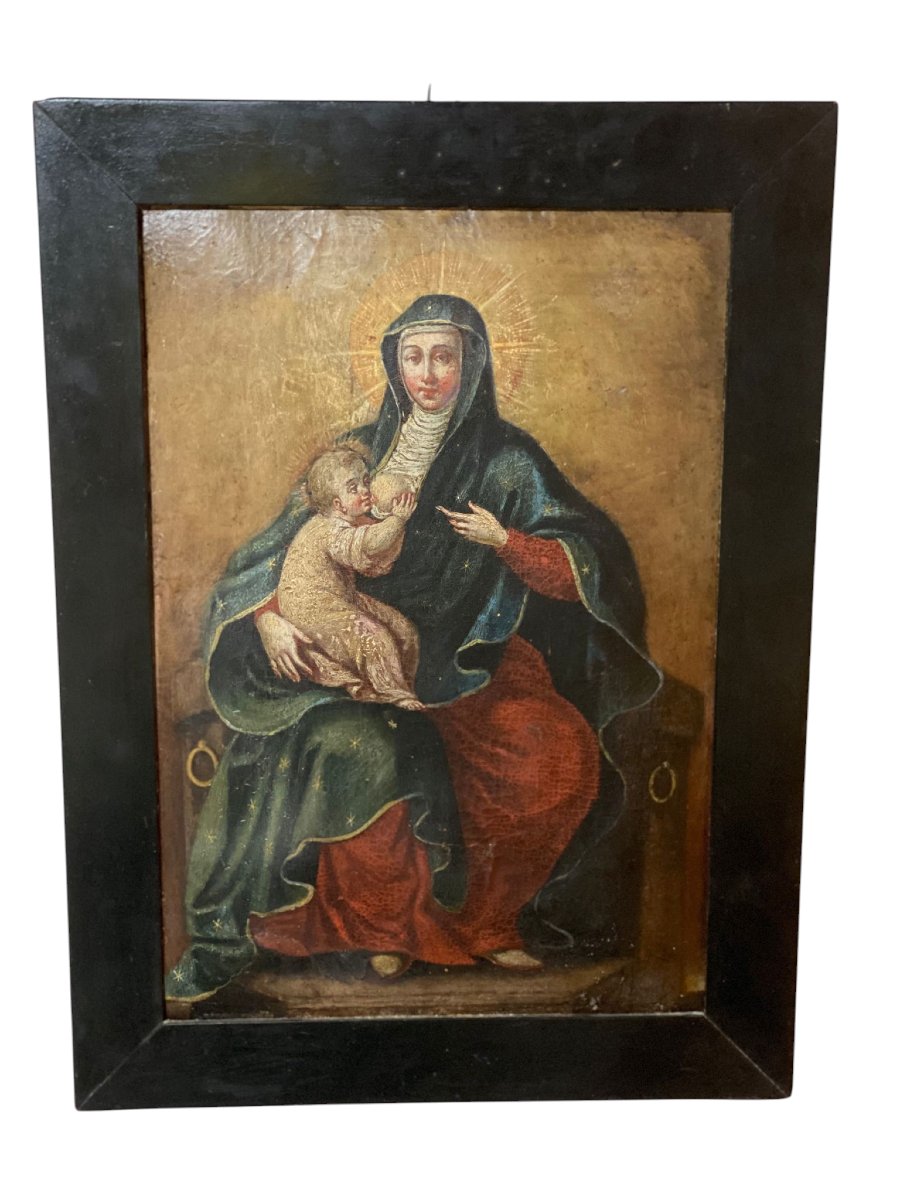 Importante dipinto  di scuola italiana della fine del XVI secolo ,  olio su tela -photo-7
