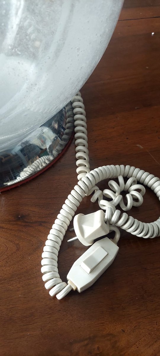 Lampada tavolo Sothis Design Gino Poli e Ettore Fantasia Anni 70 Murano-photo-2