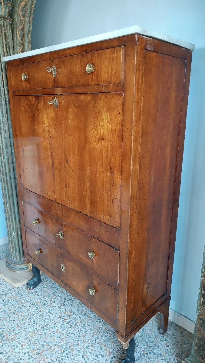 Secretaire impero originale primi 800 - lucca Toscana-photo-4