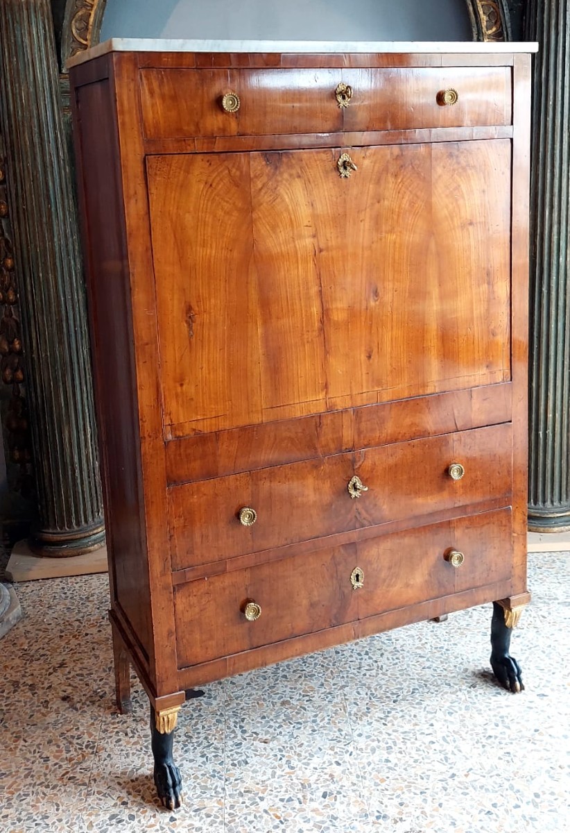 Secretaire impero originale primi 800 - lucca Toscana-photo-2