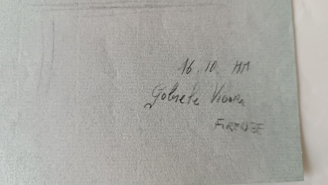 Disegno a matita su carta bozzetto nudo virile -Gabriele Vicari-photo-2