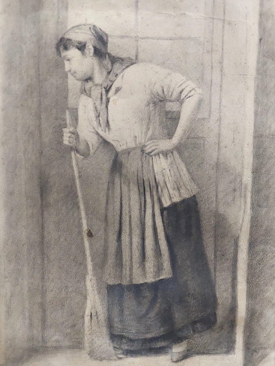 disegno antico Bifronte Osvaldo Bignami -Lodi,  1856 – Civate, 1936)-photo-2
