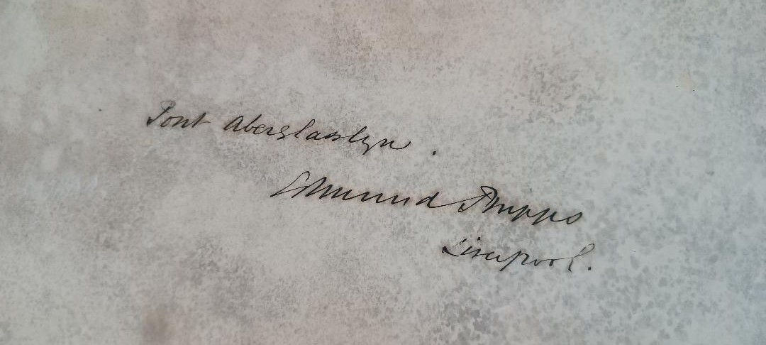 Grande acquerello- Paesaggio  datato 1887 di EDMUND PHIPPS --photo-1