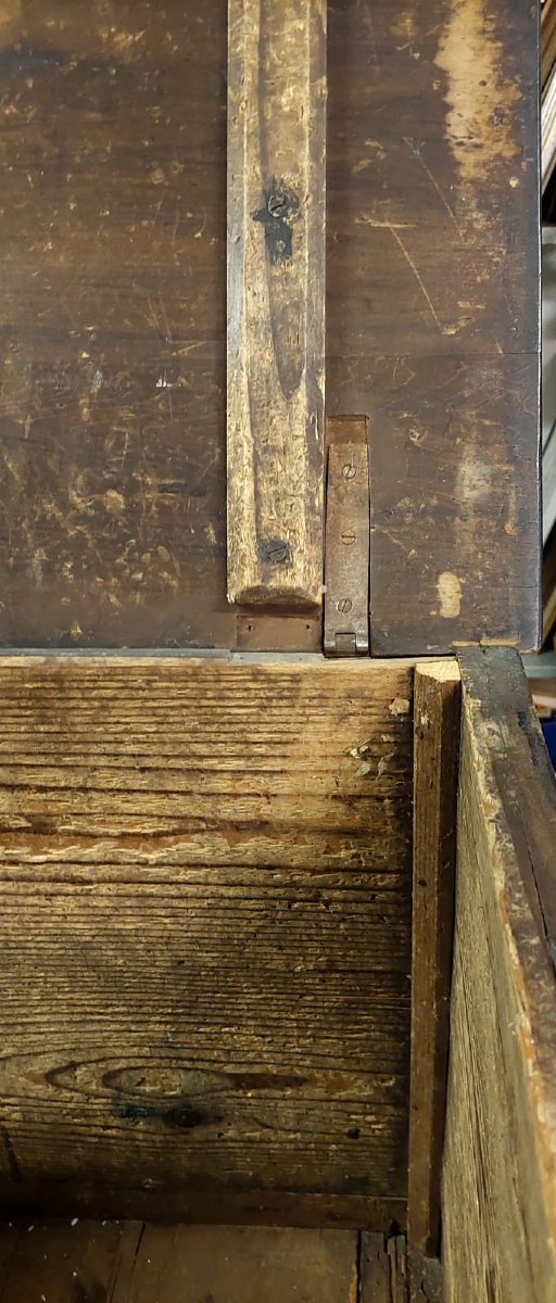 PICCOLA CASSA LEGNO  FINEMENTE INTAGLIATA STILE RINASCIMENTO XIX SECOLO TOSCANA-photo-2
