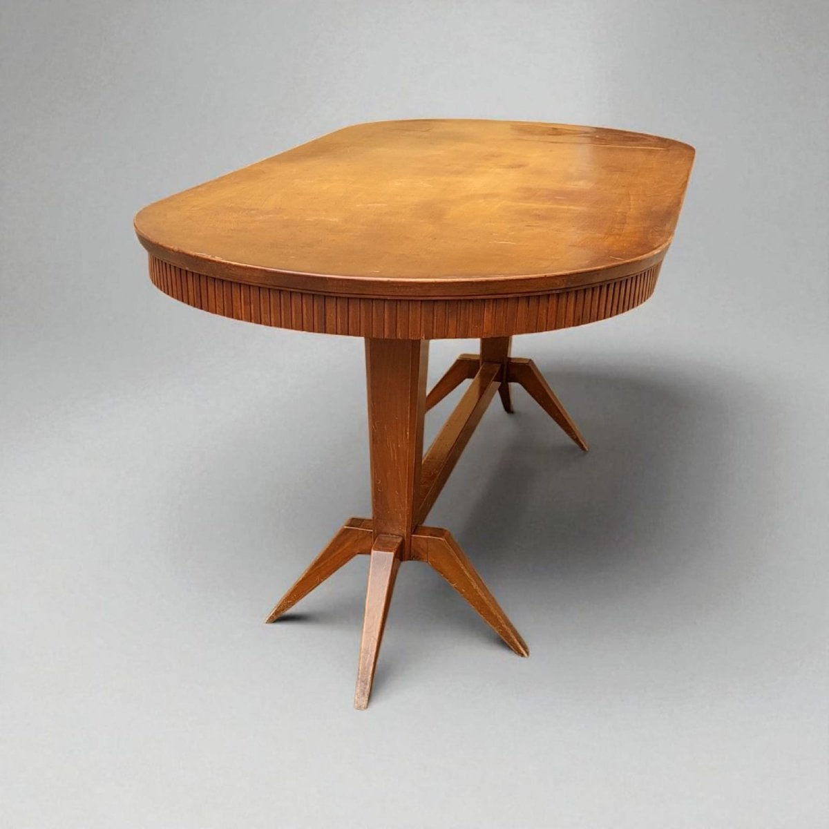 Grande tavolo metà secolo 900   design Italiano 200 cm-photo-7