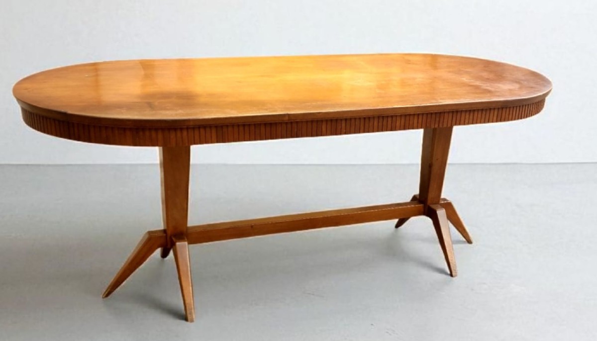Grande tavolo metà secolo 900   design Italiano 200 cm