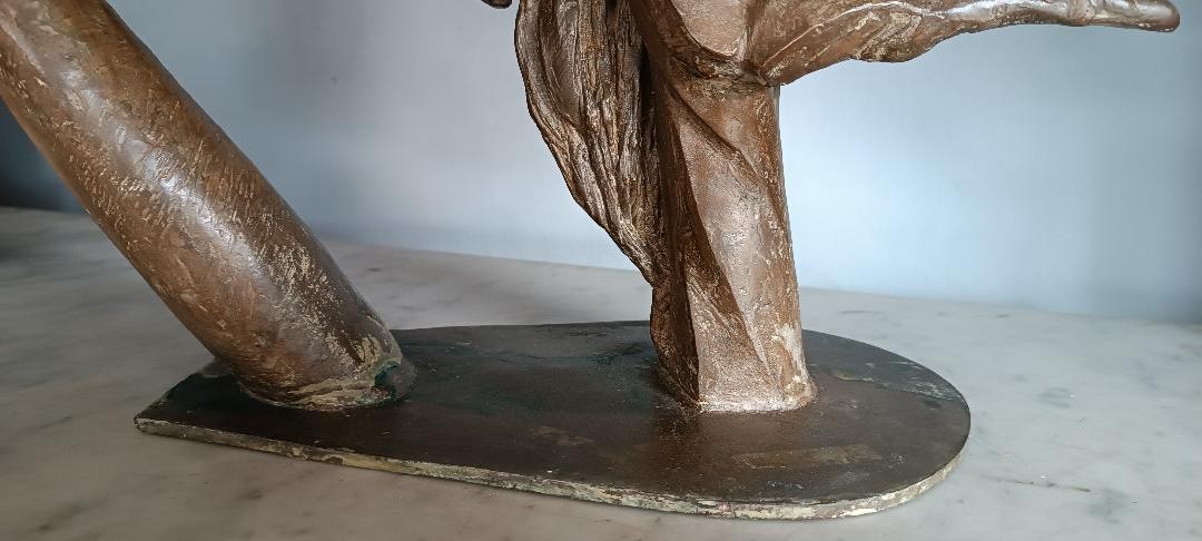 Scultura in bronzo CESARE RONCHI ( IMOLA 1936-2024)-photo-2