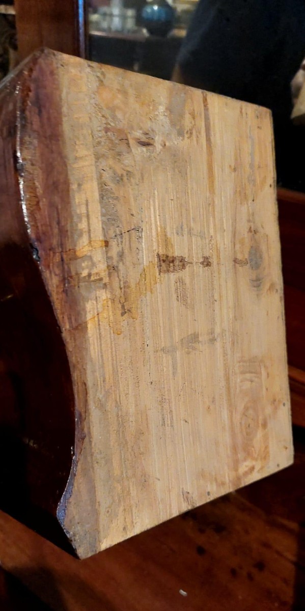 Piccolo trumoe in noce XVIII secolo L.72 CM-photo-5
