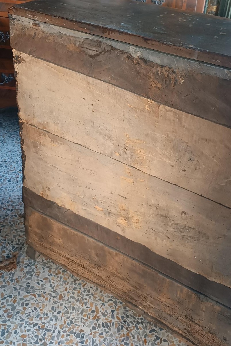 Grande inginocchiatoio IN NOCE o credenza inizi XVII SECOLO-ITALIA-photo-4