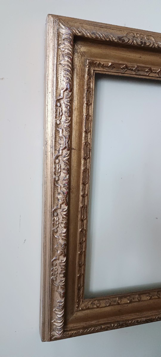 Grande cornice in legno dorato primi 900-photo-4