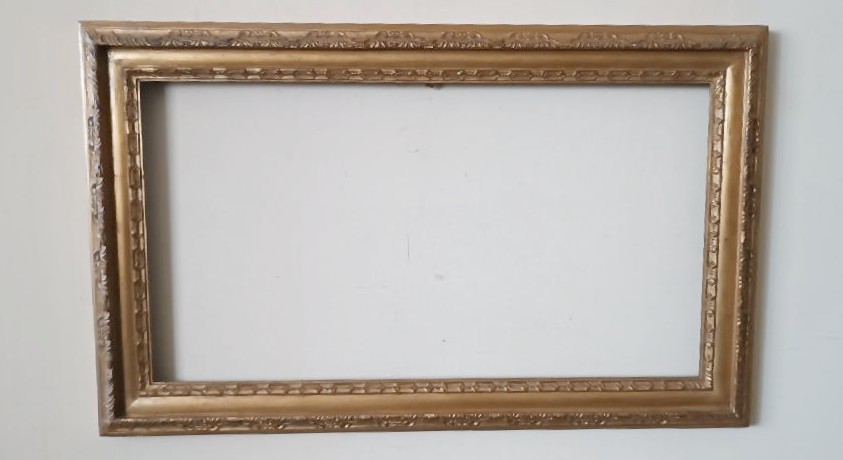 Grande cornice in legno dorato primi 900-photo-2