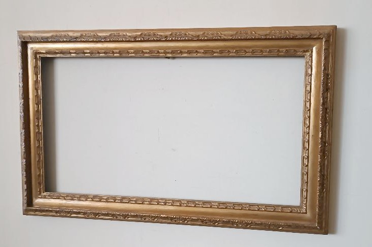 Grande cornice in legno dorato primi 900-photo-5