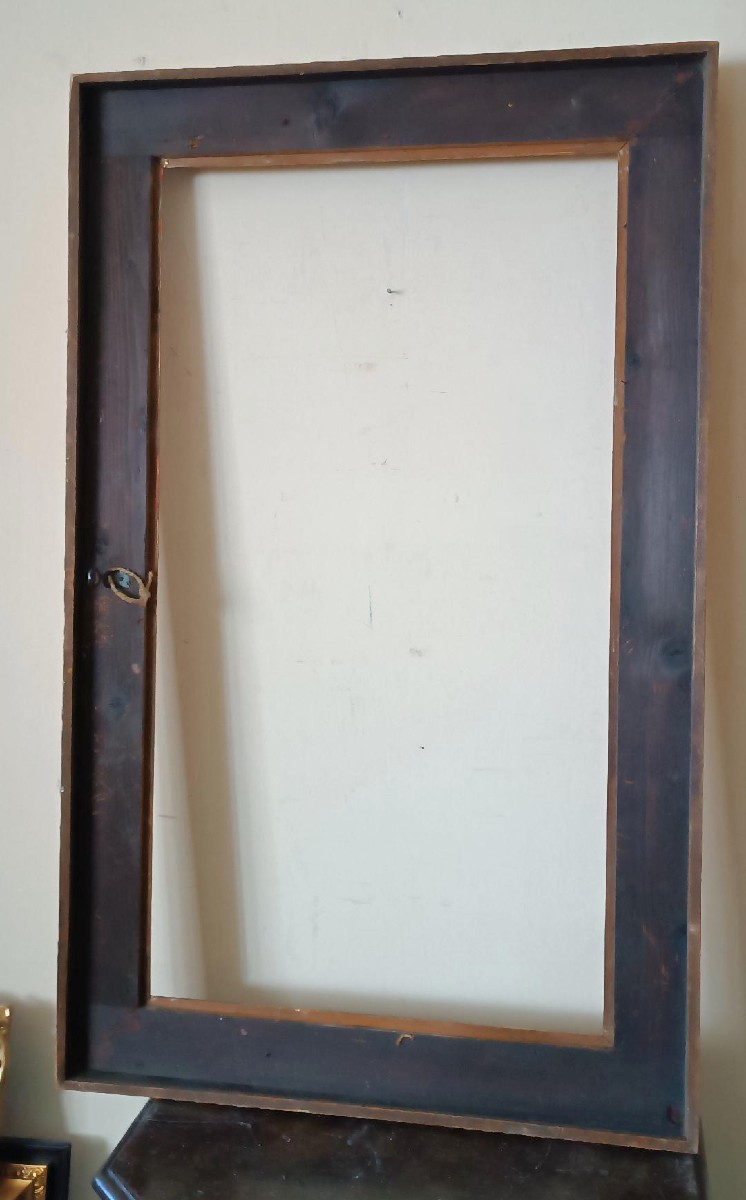 Grande cornice in legno dorato primi 900-photo-6