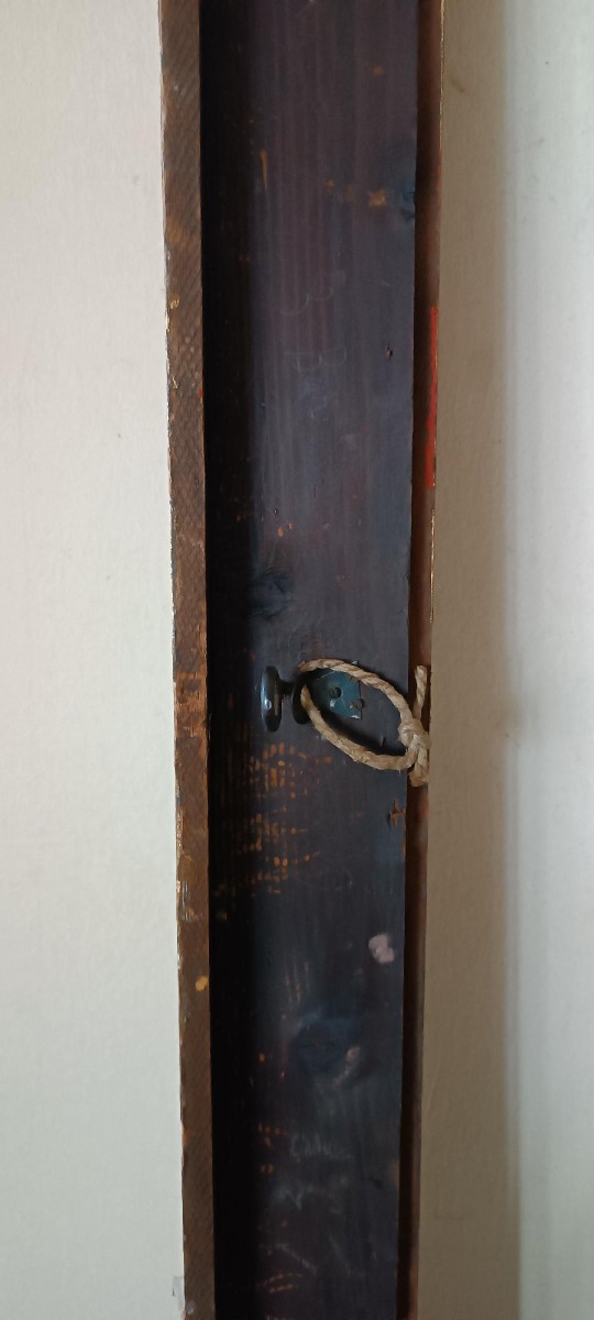 Grande cornice in legno dorato primi 900-photo-7