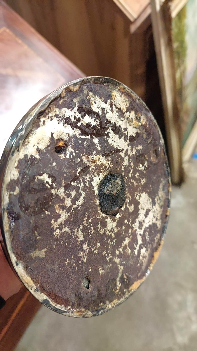 candelieri antichi coppia candelieri argentati prima meta' del 900-photo-1