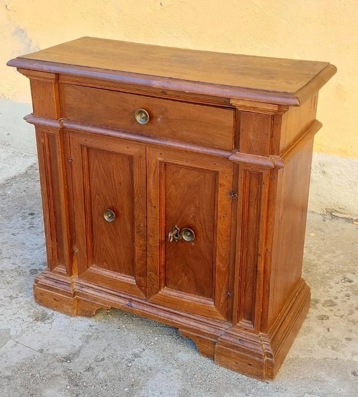 PICCOLISSIMO CREDENZINO ANTICO XVIII SECOLO LEGNO MASSELLO TOSCANA-photo-3