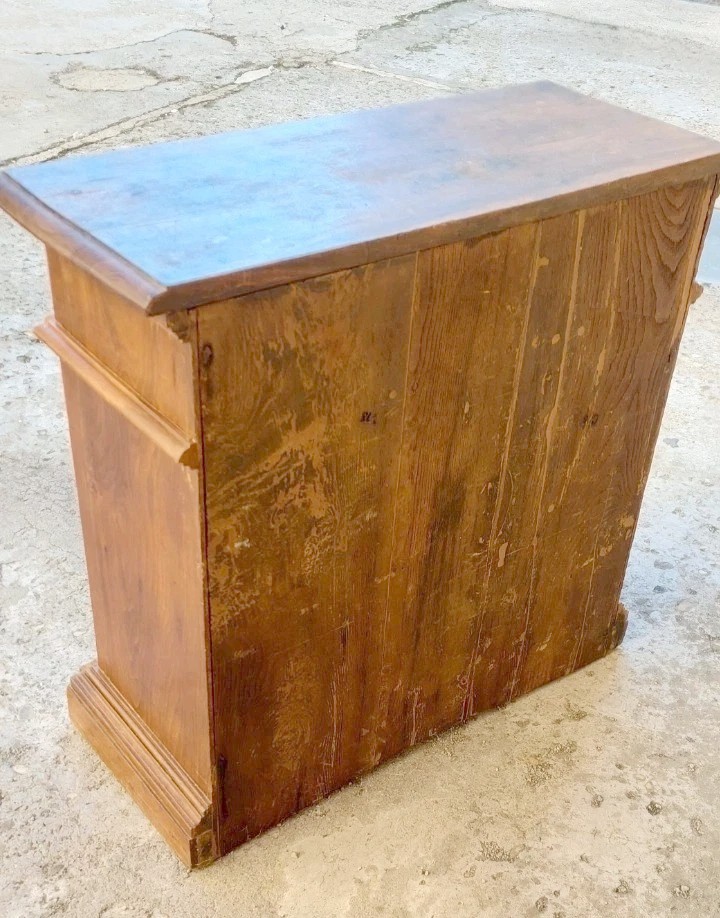 PICCOLISSIMO CREDENZINO ANTICO XVIII SECOLO LEGNO MASSELLO TOSCANA-photo-2