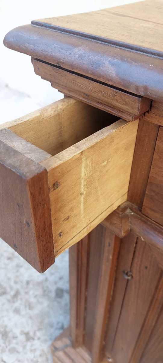 PICCOLISSIMO CREDENZINO ANTICO XVIII SECOLO LEGNO MASSELLO TOSCANA-photo-4