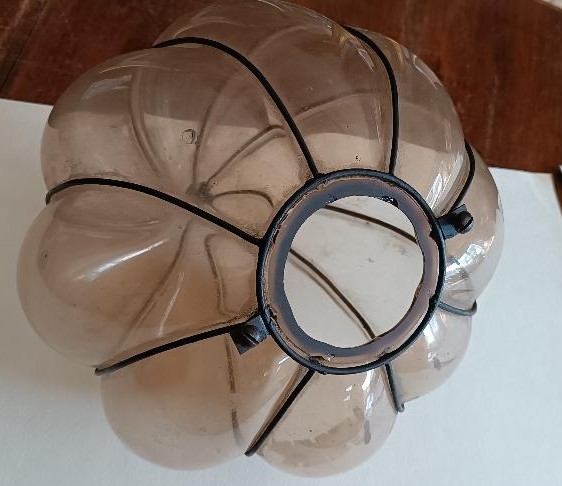 Lampada murano vetro soffiato primA META' DEL 900-photo-3