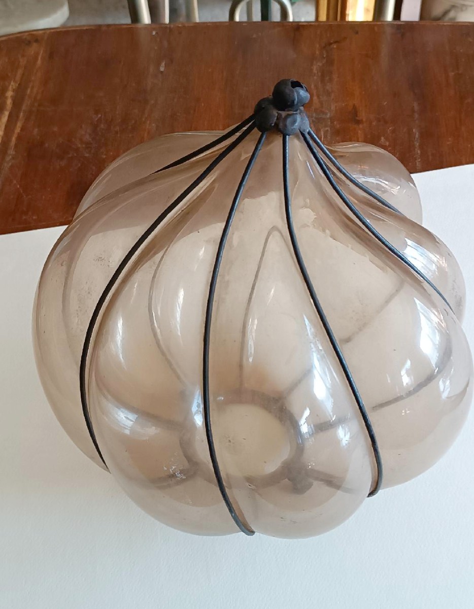 Lampada murano vetro soffiato primA META' DEL 900