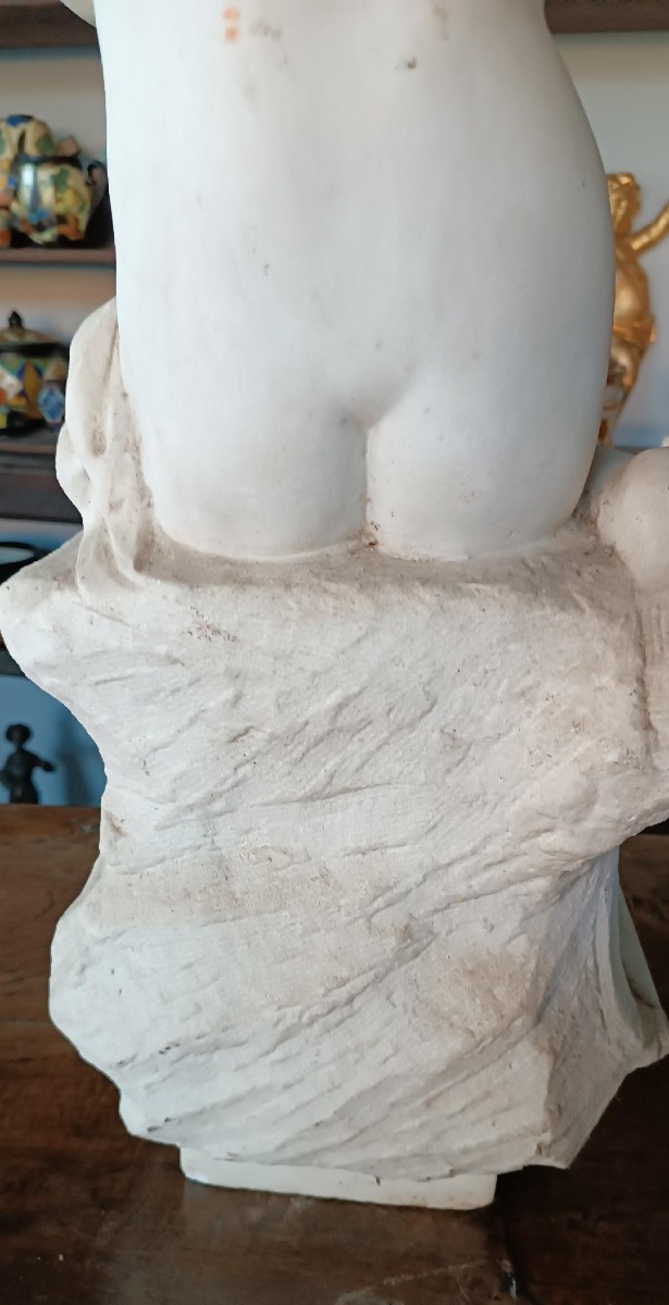 Grande scultura in marmo XIX secolo-photo-8