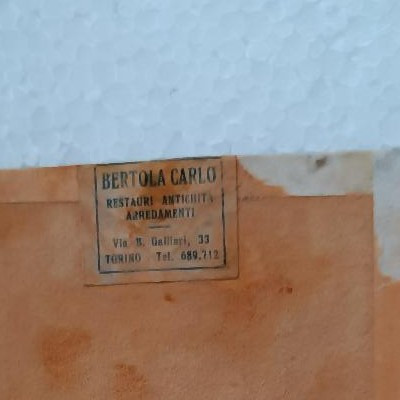 Piccolo dipinto su rame SAN CRISTOFORO XVII\XVIII SECOLO-photo-4