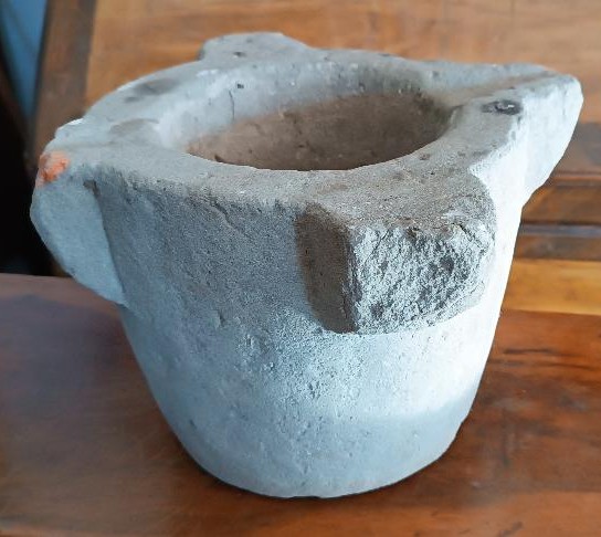 Mortaio in pietra XVII secolo italia-photo-6