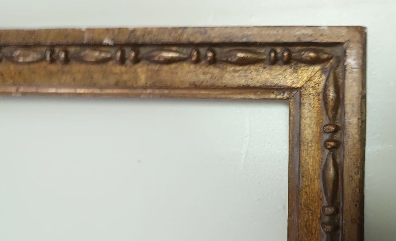 Cornice antica in legno dorato - Luigi XVI Italia del nord-photo-1