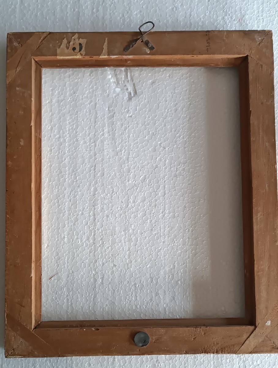 Cornice antica in legno dorato - Luigi XVI direttorio-photo-3