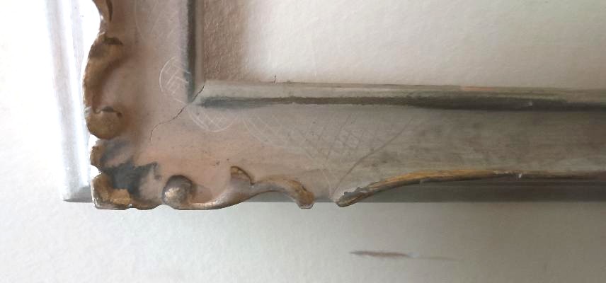 cornice laccata e dorata prima metà del 900-photo-2