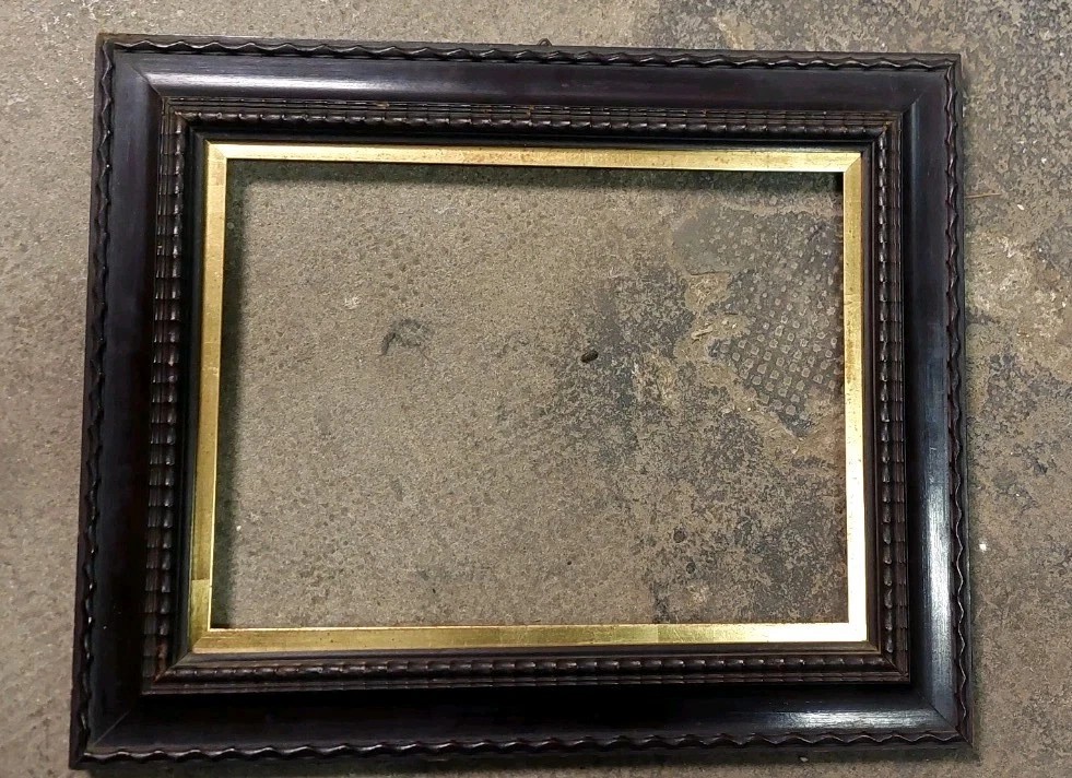 Cornice Guilloche Legno Ebanizzato fine 800-photo-2