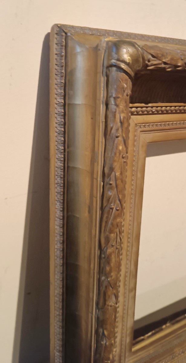 Cornice antica legno dorato-photo-4