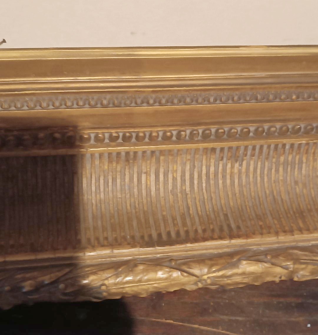 Cornice antica legno dorato-photo-3