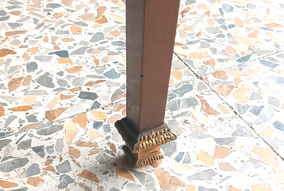 Antico tavolino scrittoio - piano scorrevole - mogano - Luigi XVI-photo-5