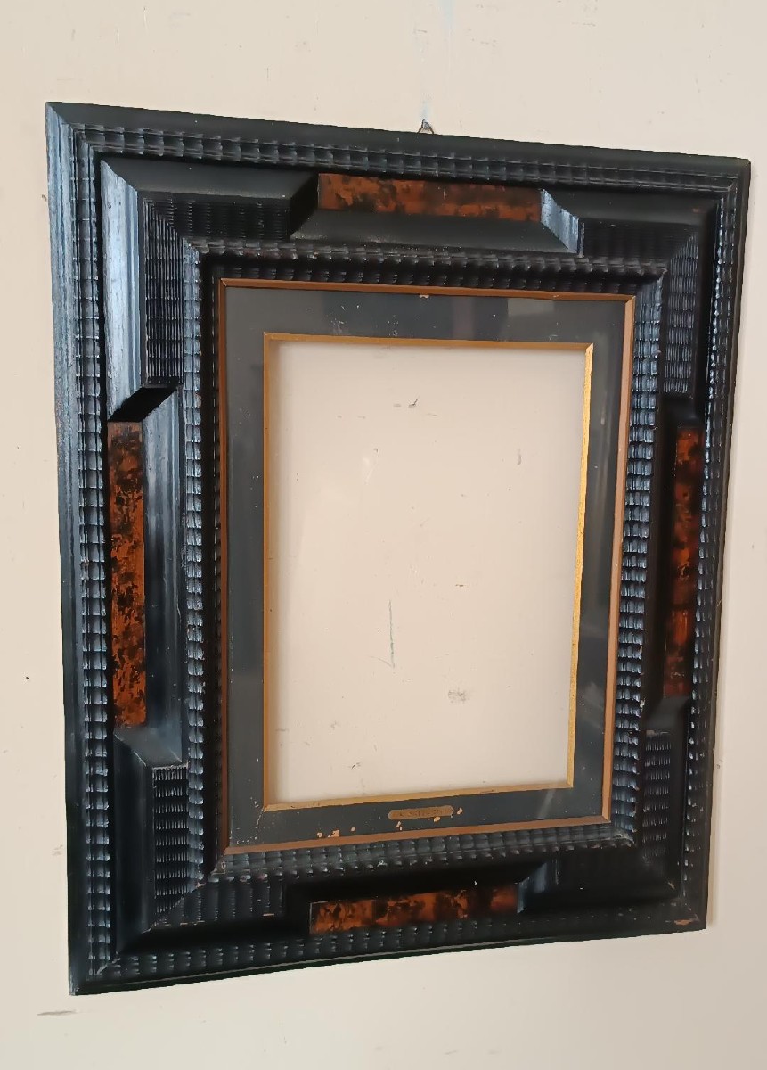 cornice antica guilloche' XIX secolo-photo-3