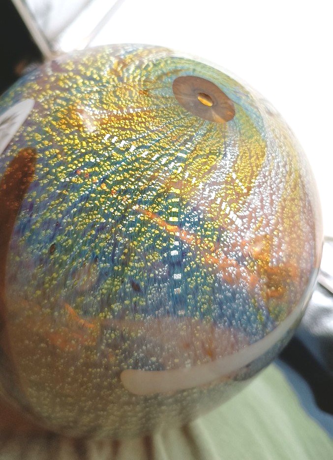 Grande uovo vetro murano anni 60-photo-4